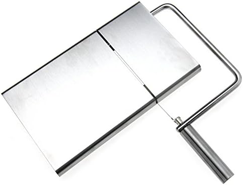 Create idea Practical Stainless Steel Wire Cutting Cheese Slicer Butter Board Kitchen