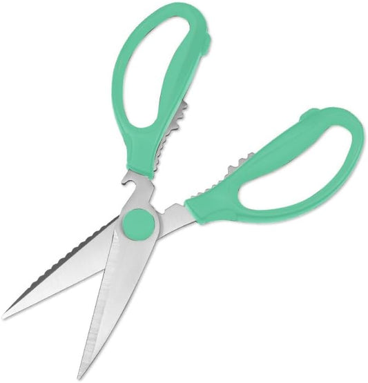 Rainspire Premium Come Apart Kitchen Scissors All Purpose Heavy Duty Kitchen Shears for Food Scissors Kitchen Utensils, Dishwasher Safe (Mint Green)