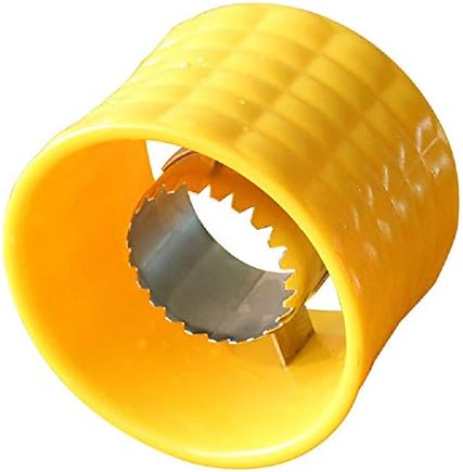 Mayata 2pcs Manual Portable Mini Circular Corn Shaver Threshing Stainless Steel Yellow Corn Stripper Peeler Home Vegetable Tools
