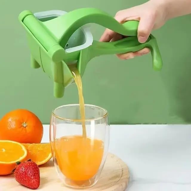 Ailsion Stainless Steel Juice Press, Heavy Duty Manual Fruit Juicer, Orange Squeezer Hand Press