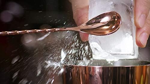 Barfly Teardrop Bar Spoon, End 11 13/16" (30 cm), Copper