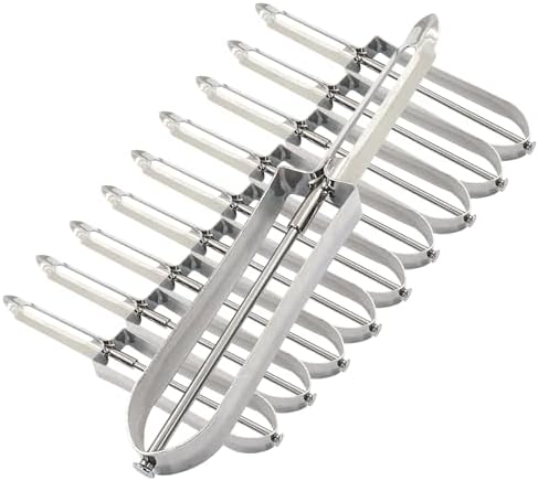 10 Pcs Stainless Steel Kitchen Vegetable Peeler