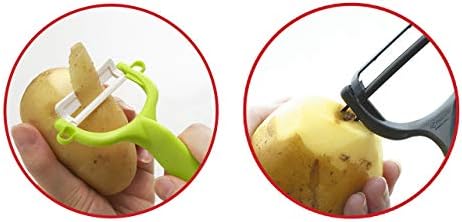 KYOCERA Fruit & Vegetable No-Rust, Ultra-Sharp Ceramic Y-Peeler