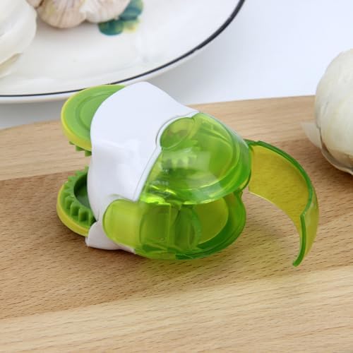 Garlic Chopper Roller – Manual Food Chopper with Stainless Steel Blades, Hand Garlic Mincer Tool & Veggie Cutter – Kitchen Gadget for Chopped Garlic, Onion, Herbs, Nuts, Salad & More