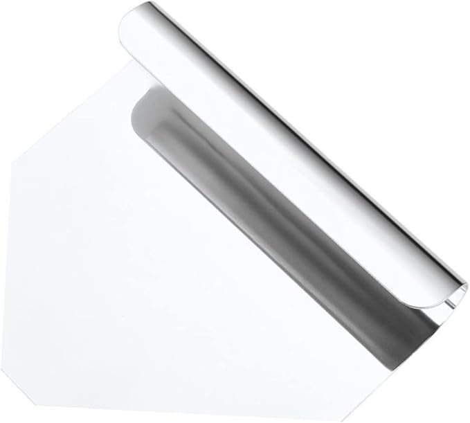 Hemoton Stainless Steel Bench Scraper Dough Pastry Cutter Baking Dough Chopper Cutter Multipurpose Paste Pizza Food Scraper for Kitchen