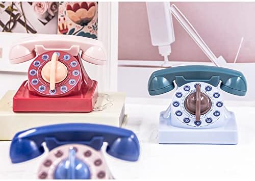 Cute Cartoon Telephone Shaped Kitchen Timer Mechanical Wind Up 60 Minute Manual 360 Degree Rotating Timer For Children Kitchen Timers For Cooking Manual