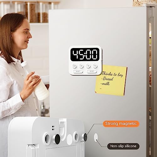 Timer,Digital Kitchen Timer with Stopwatch and Countdown Function