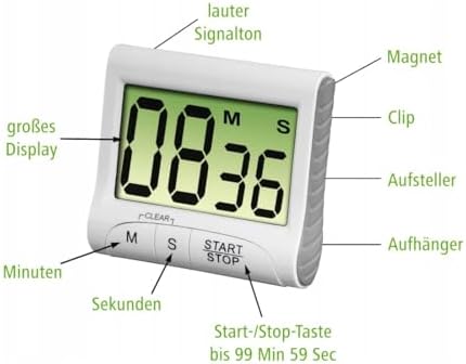Xavax Countdown 00111319 Kitchen Timer Digital
