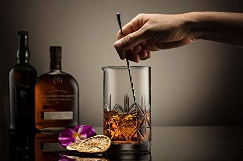 Mixology & Craft Professional Boston Shaker set and Crystal Mixing Glass