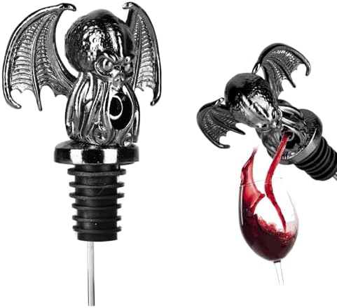 Pour People's Market Cthulhu Wine Aerator - Decanter Pour Spout - Halloween & Party Gift for Wine Lovers