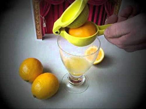 IBILI Lemon Squeezer, Aluminium, Yellow, 10 x 10 x 18 cm