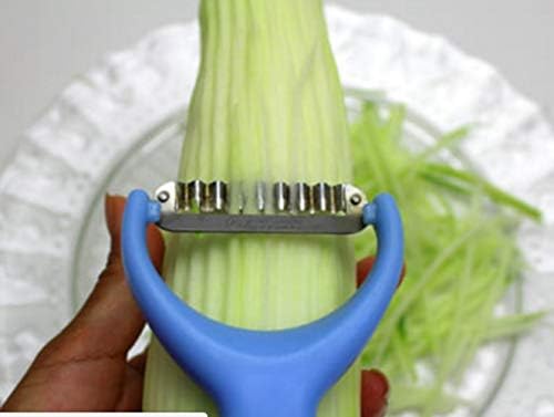 Thai Papaya Salad Peeler Slice Vegetable Fruit Stainless Steel Knives Som Tum Thai Food Kitchenware Set of 2 Pcs.