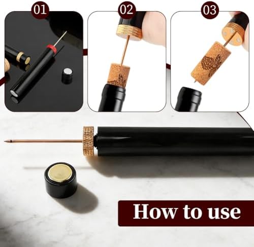 2PCS Aeropop Wine Opener-Air Pump Wine Bottle Opener-Needle Type
