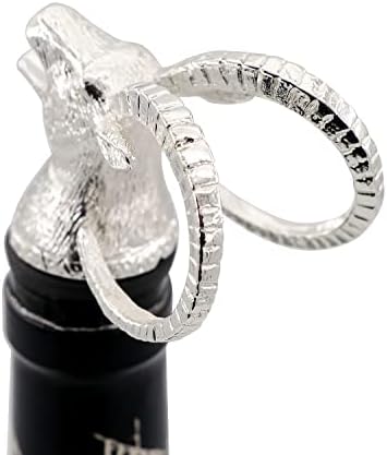 Animal Wine Aerator & Liquor Pourer for Bar,Home and Party Wine Pourer Aerator Festival Gift (Antelope Silver)