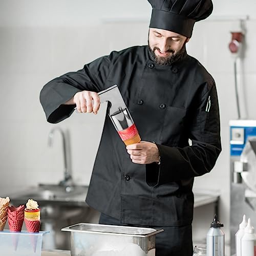 Ice Cream Sandwich Scoop for Big Volume, Old Fashioned Cylindrical Scooper