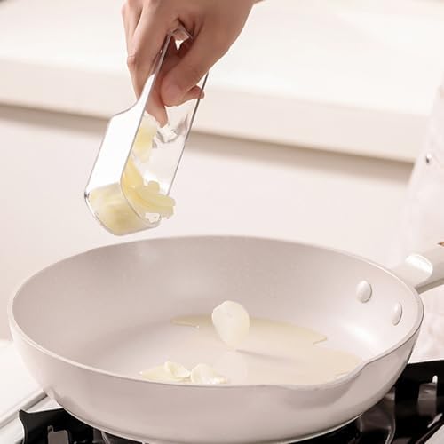 Mini Garlic Grinder, Multifunctional Garlics Grinder & Mandoline Slicer, 3-In-1 Garlic Slicer Veggie Shredder With Container, Hand Guard, For Can Grind, Slice And Shred (Beige+Green)
