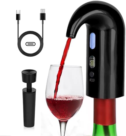 Electric Wine Aerator,Electric Wine Decanter,One Touch Wine Decanter Type C