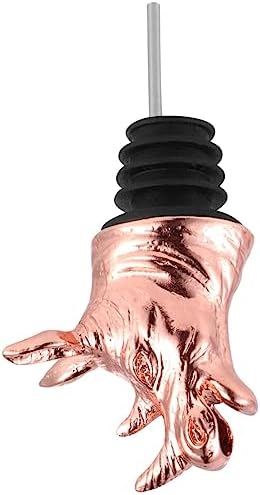 Cabilock Wine Pourer Creative Zinc Alloy Aerator Stopper for Parties Bars and Restaurants Rose Animal Design for Unique
