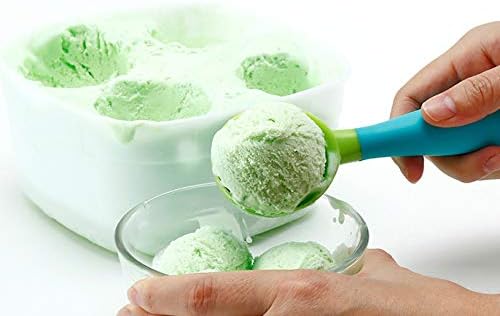 Ice Cream Scoop 2 PCS Nonstick Anti-Freeze Cute Scooper Set Dishwasher Safe