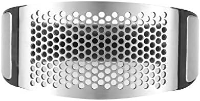 Garlic Press Masher, Home Kitchen Mincer Tool Stainless Steel Garlic Presser Crusher Squeezer Masher Professional Kitchen Gadgets Garlic Chopper with Handle for Smash Garlic