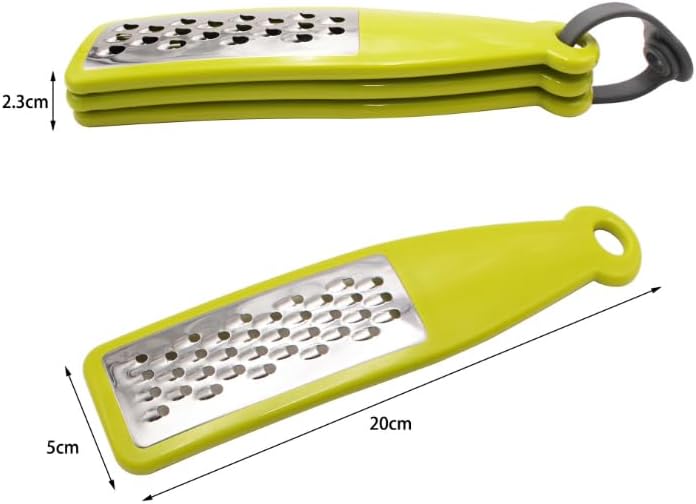 ARFUKA Vegetable Chopper Slicer Vegetable Cutter Handheld Food Slicer Mini Multi Blade Potato Veggie Cutter Grater Onion Chopper Food Salad Chopper Potato Slicer Green Pack of 3