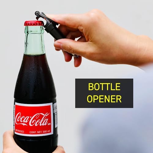 Stinger Multitool Keychain with Glass Breaker and Wine Bottle Opener