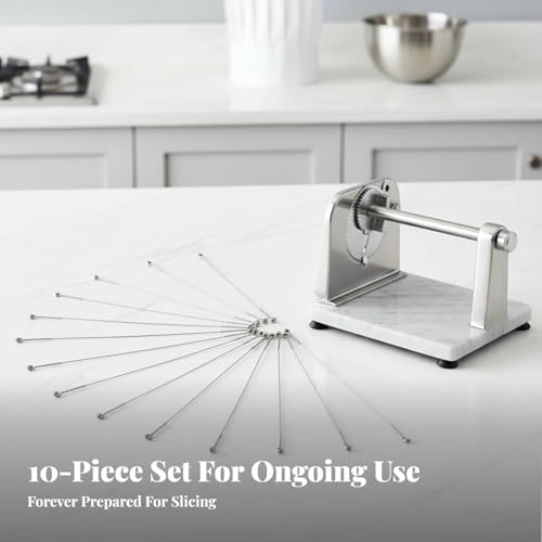 10-Pack Cheese Slicing Wire Replacement, 6 Inch Stainless Steel Wire for Cheese Cutter Slicers