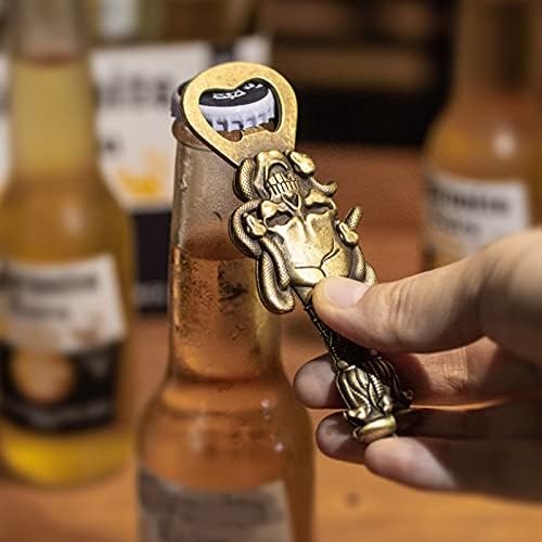 Skull Snake Beer Bottle Opener Barware for Bar Bartender Men and Women,Hallowmas,Christmas