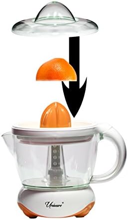 Uniware 8701OR 1.2L Electric Citrus Juicer, Make Fresh and Delicious Juice at Home!