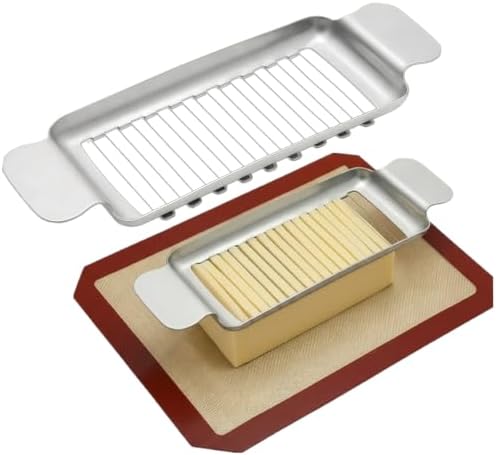 Butter Cheese Slicer Cutter for Butter Squares With Baking Mat Kits