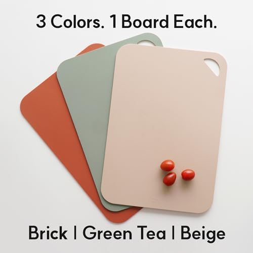 TPU Flexible Scratch Resistant Cutting Board (Green Tea, Large, 1, 1)
