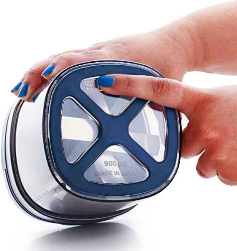 SIGNORAWARE Manual Food Processor, Vegetable Chopper -Easy Pull Hand String- Portable Stainless Steel Hand Food Chopper, Cutter, Garlic Mincer, Onion, Veggie, Fruit Chopper, Dicer w/Container (30 oz)