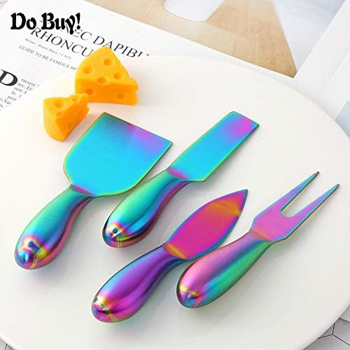Cheese Knife Set，Stainless Steel Cheese Tool，Ergonomic Design&Easy To Use， for Birthday/Parties/Wedding/Bridal Shower/Housewarming and Anniversary (silver)