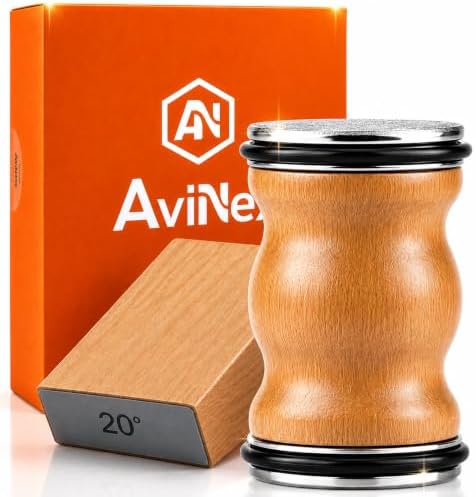 AviNex Rolling Knife Sharpener Kit – 15° & 20° Magnetic Angles, Dual Discs