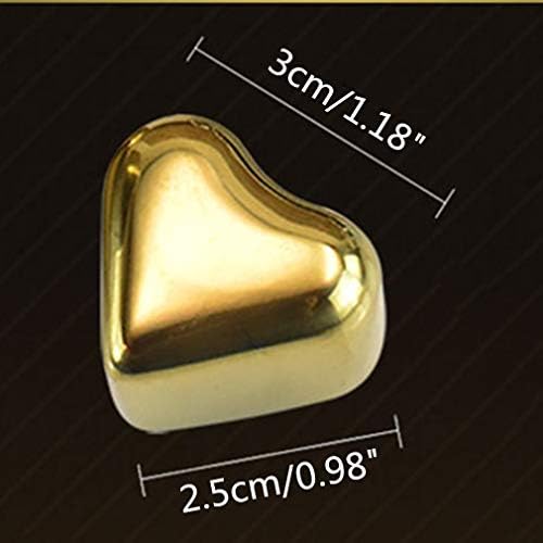 Stainless Steel Square Shaped Whiskey Stones Set Reusable Chilling Rocks Ice Stones Gift for Whiskey Lovers