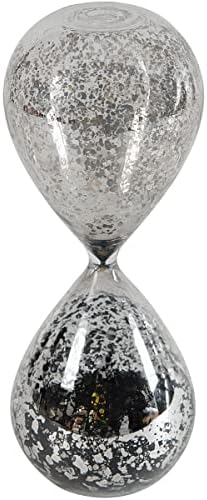 30 Min. Mercury Hourglass Sand Timer Black 8"