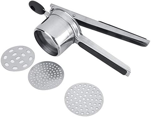 Ricer for Mashed Potatoes, Potato Ricer, Potato Ricer Stainless Steel, Kitchen Tools, Kitchen Gadget for seamless Mashed Potatoes