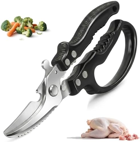 Kitchen Shears Heavy Duty Stainless Steel Cooking Scissors