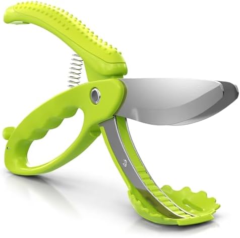 Salad Scissors for Chopped Salad, 8.9" Stainless Steel, In-Bowl