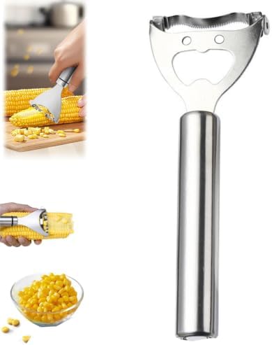 Corn Peeler for Corn on the Cob, Stainless Steel Corn Cob Stripper, Corn on Cob Remover Corn Cob Stripper (1PC-1)