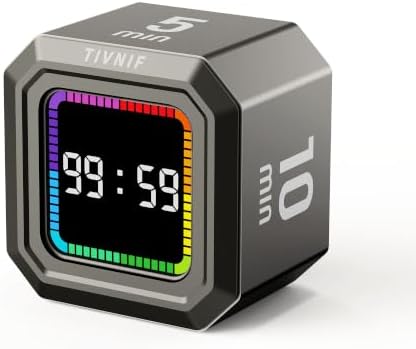 Kitchen Timer Visual Timer for Kids Color Display Gravity Sensor Cube