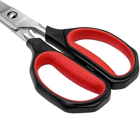 LIVINGO 8.5" Heavy Duty Kitchen Shears Stainless Steel Come Apart Scissors