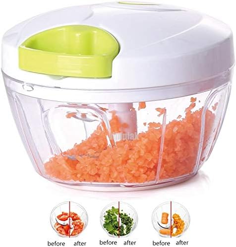 Manual Food Chopper for Vegetable Fruits Nuts Onions Chopper Hand Pull Mincer Blender Mixer Food Processor
