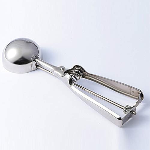 Stainless Steel Ice Cream Scoop with Trigger Release,Professional Cookie Scoop Kitchen Tools,Perfect Muffin Scoop Set for Cookie, Ice Cream, Cupcake, Muffin, Meatball. Mix 3 Pack
