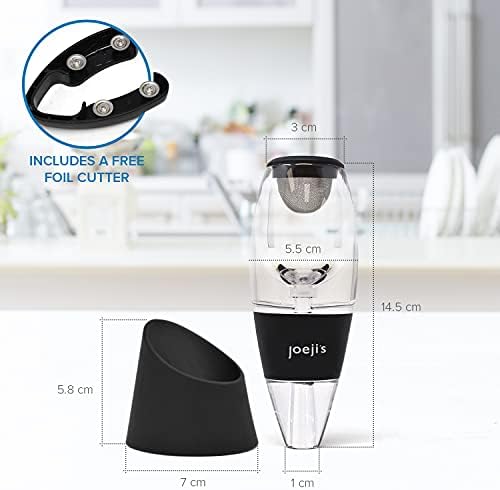 Wine Aerator with Stand - Joeji's Kitchen Red Wine Pourer and Filter