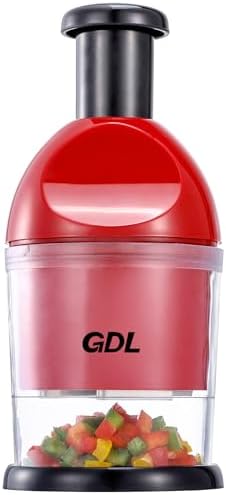GDL Food Chopper, Manual Slap Vegetable Chopper Onion Dicer, Garlic Mincer