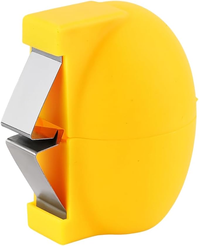 2026 New Egg Shell Opener, Stainless Steel Egg Cracker Tool, Multifunctional Eggs Separator for Raw and Hard Boiled Eggs Peeler Shell Remover, Kitchen Gadget (Yellow 1pcs)