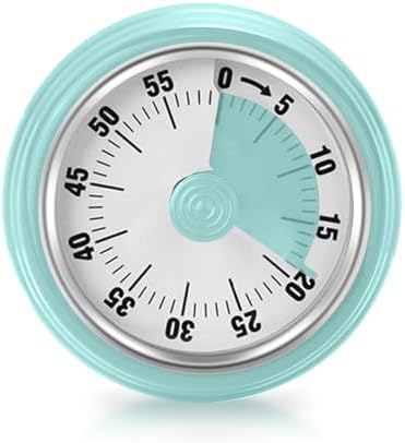 Visual Timer, Teeloray Kitchen Timer with Magnetic Base (Mint Green)