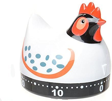 White Chicken Kitchen Timer