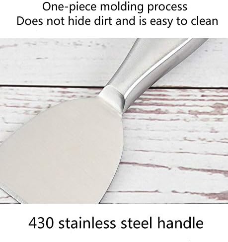 Linwnil 6 Pieces Set Cheese Knives, Steel Stainless Cheese Slicer Cheese Cutter Cheese Fork Light Weight One-Piece Silver Design